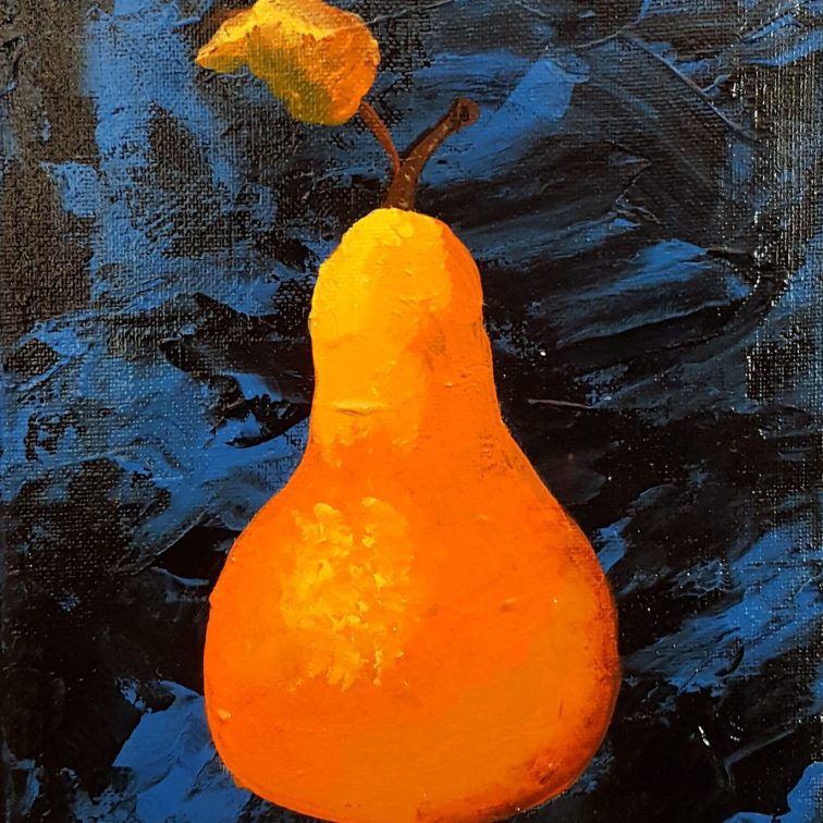 Orange Pear 8x10